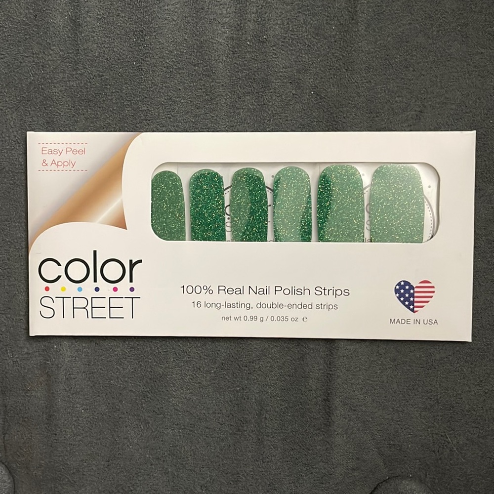 Color Street 100% Real Nail Polish Strips - Queen of Green